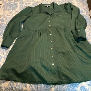 Green Long Sleeve Dress